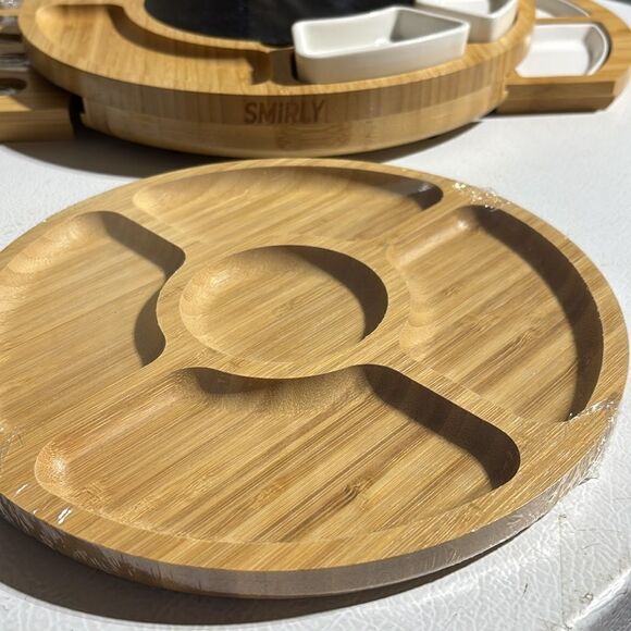 SMIRLY Charcuterie Boards Set: Charcuterie Board Set, Bamboo Cheese Board Set - Picture 8 of 12
